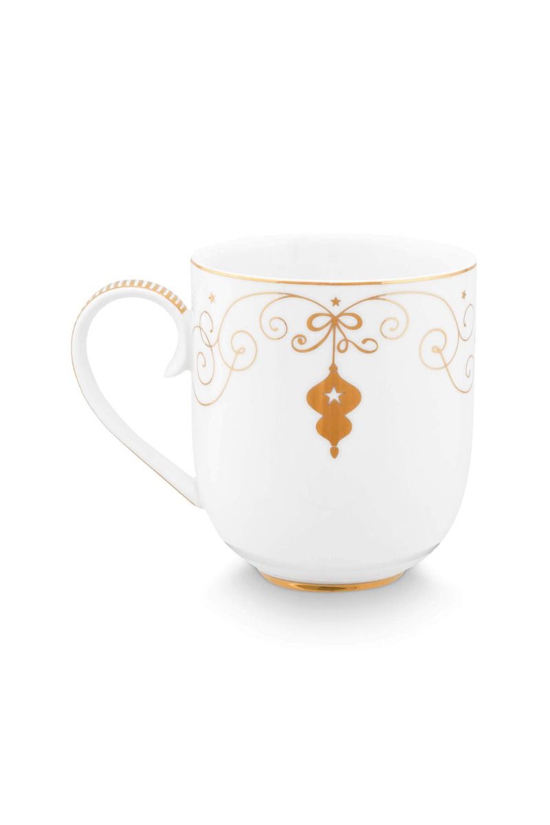 MUG-ROYAL WINTER WHITE MUG WHITE LARGE
