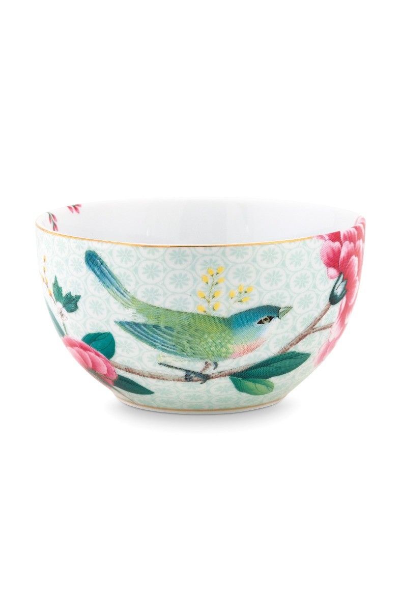 BOWL-BLUSHING BIRDS DIAM.12-WHITE