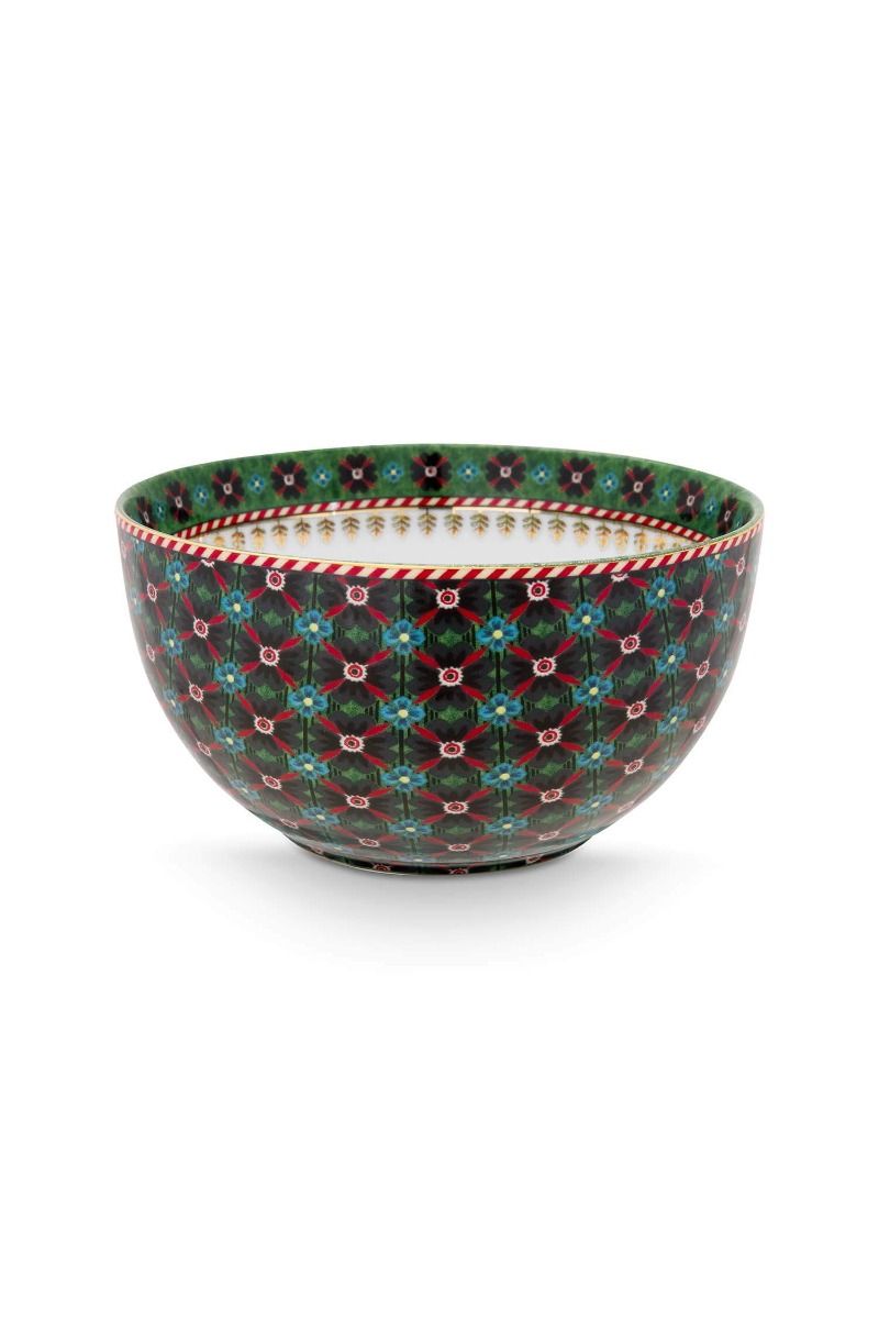 BOWL-CLOVER GREEN 12 CM