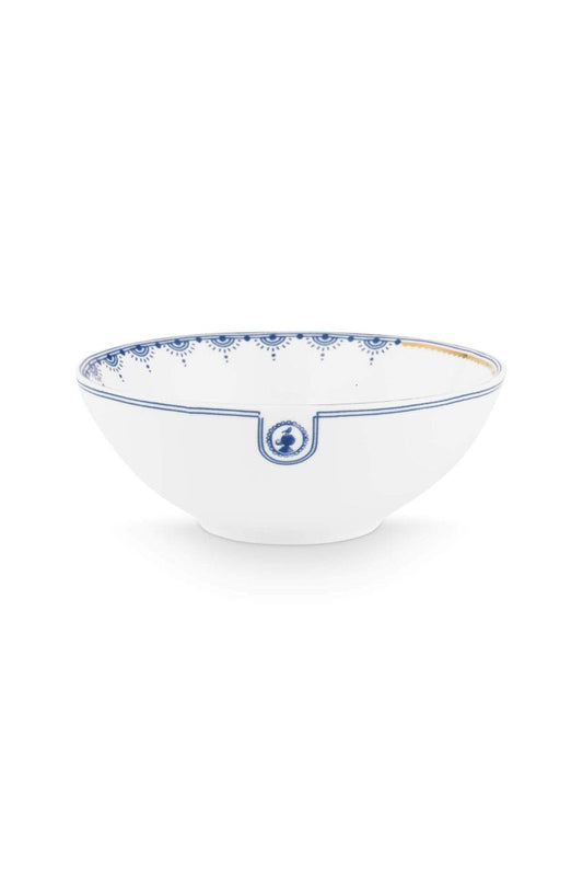 BOWL-PIP & THE BLUE BIRD-WHITE 15 CM