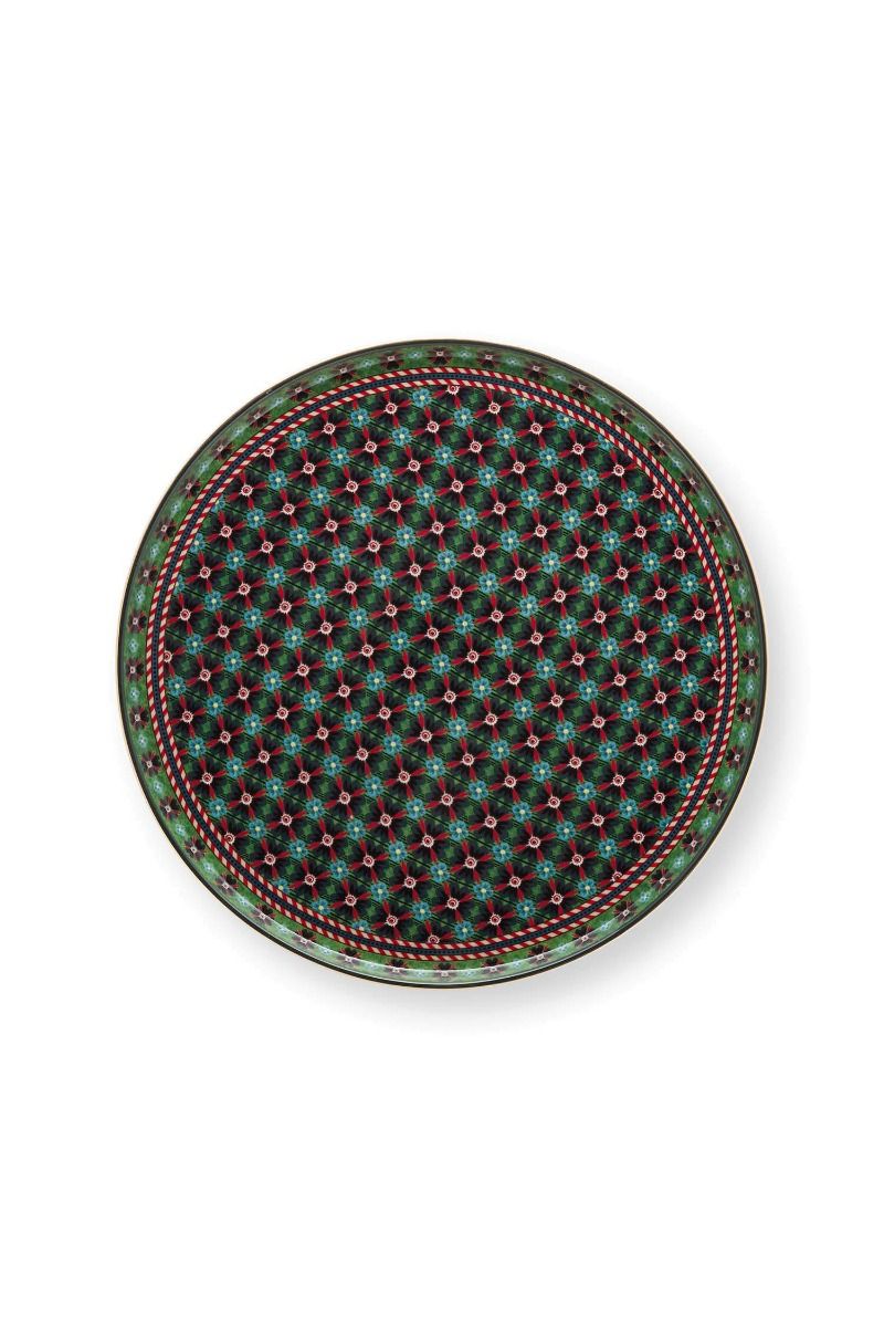 CAKE STAND-MINI CLOVER-GREEN
