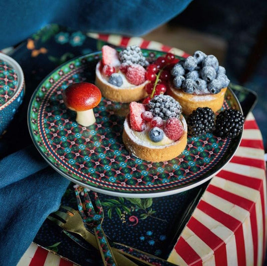 CAKE STAND-MINI CLOVER-GREEN