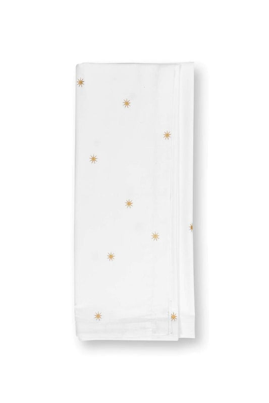 TABLE CLOTH - GOLD STARS