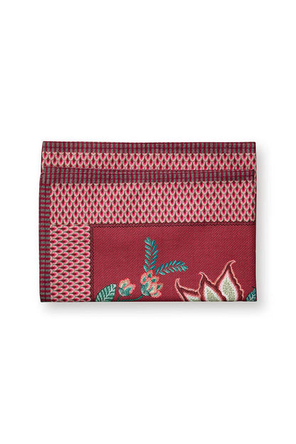 TABLE RUNNER-FLOWER FESTIVAL-DARK PINK