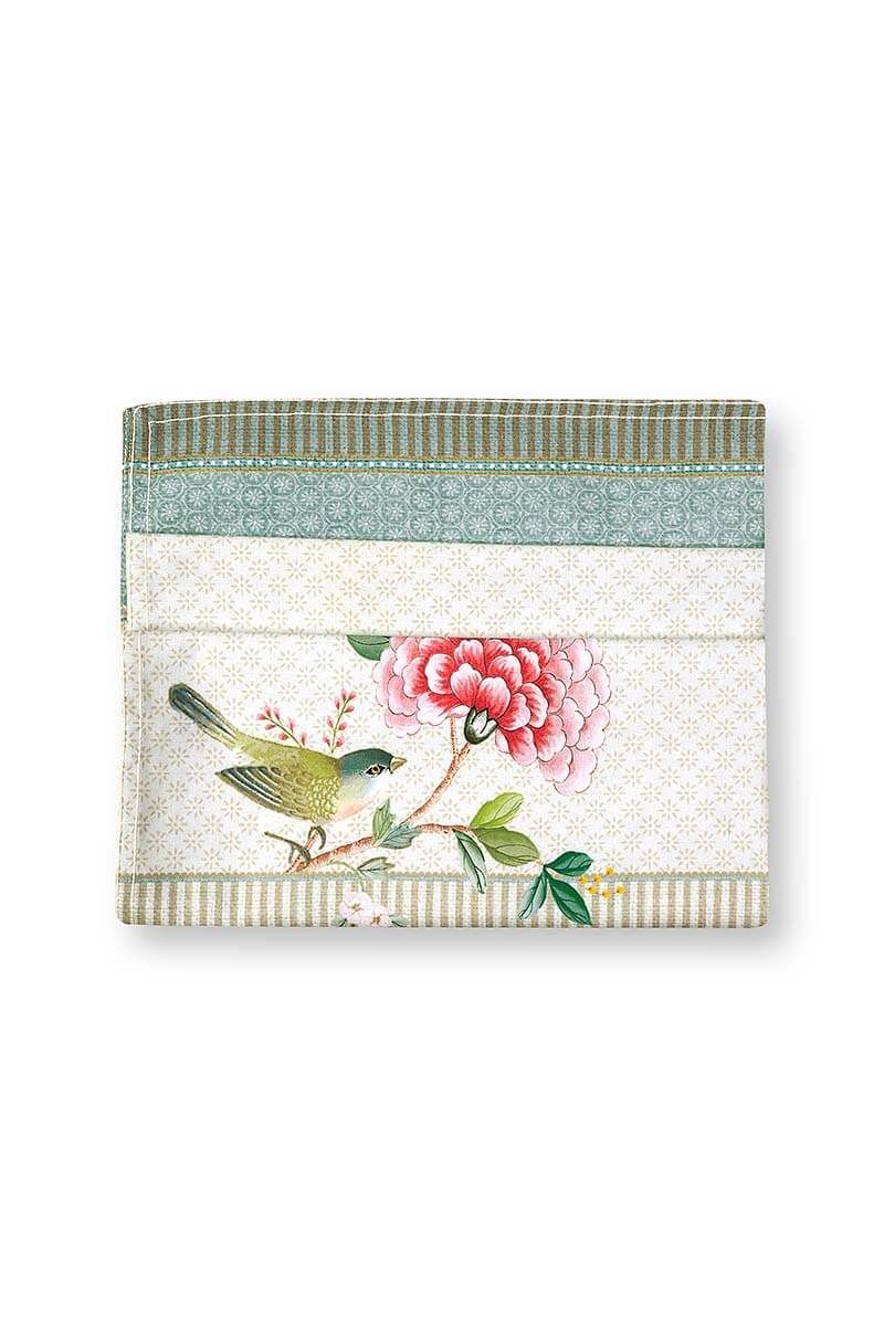 TABLE RUNNER-BLUSHING BIRDS-KHAKI