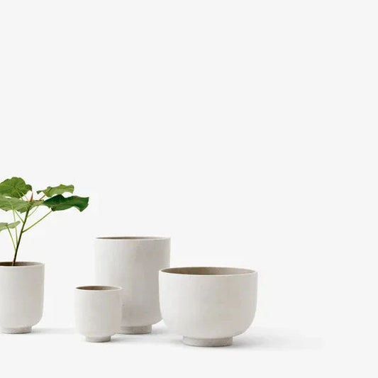 PLANT POT-COLLECT SC71-MILK-LARGE