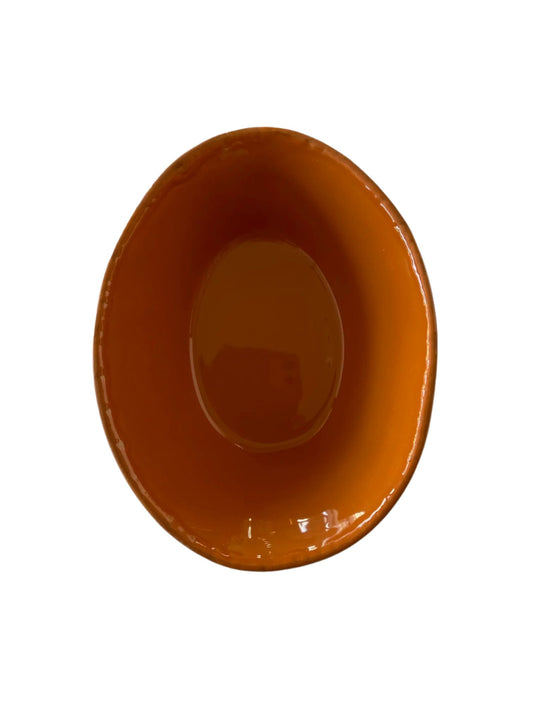 TAVOLOZZA-BOWL-OVAL 17X14 CM-ORANGE