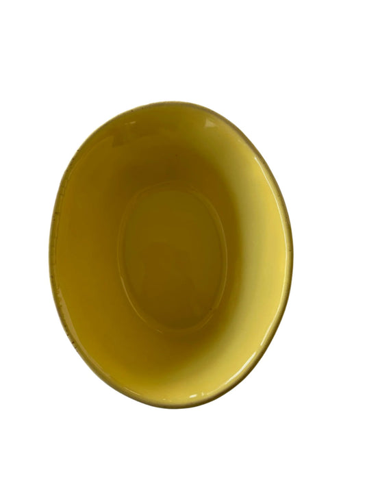 TAVOLOZZA-BOWL-OVAL 17X14 CM-YELLOW