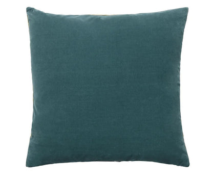 CUSHION-ANNELI VELVET-CARAMEL/PALE BLUE