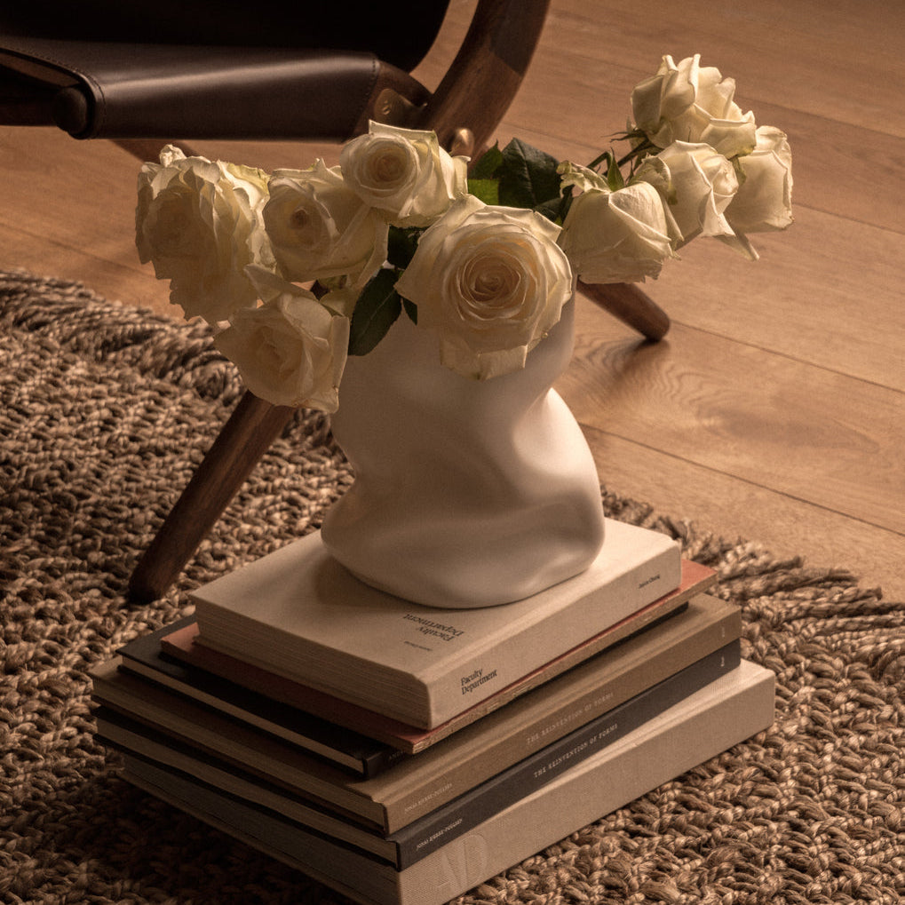 VASE-COLLAPSE 20-WHITE