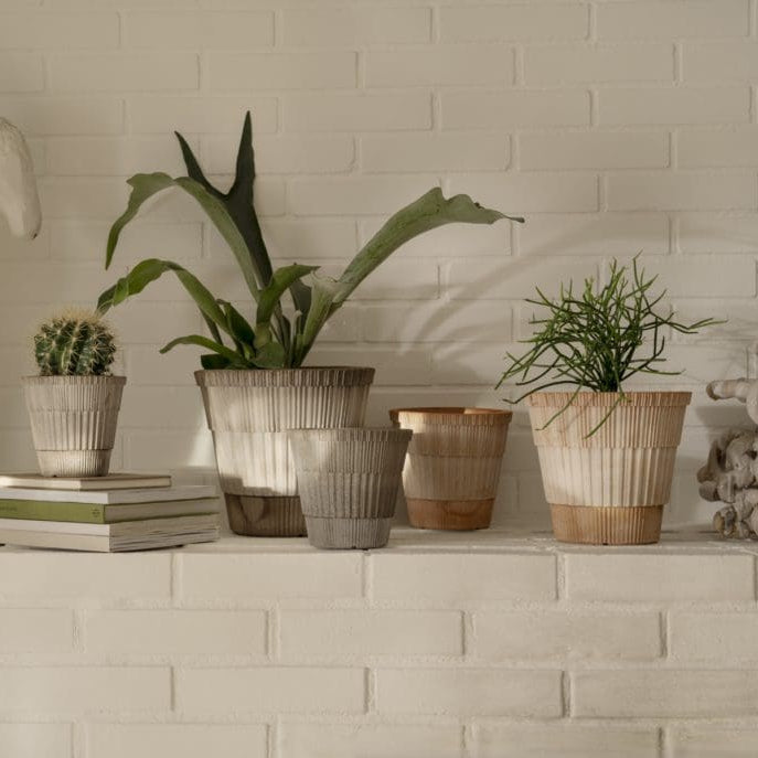 PLANT POT-ATLAS ROSA POT & SAUCER-DIAM.21 CM