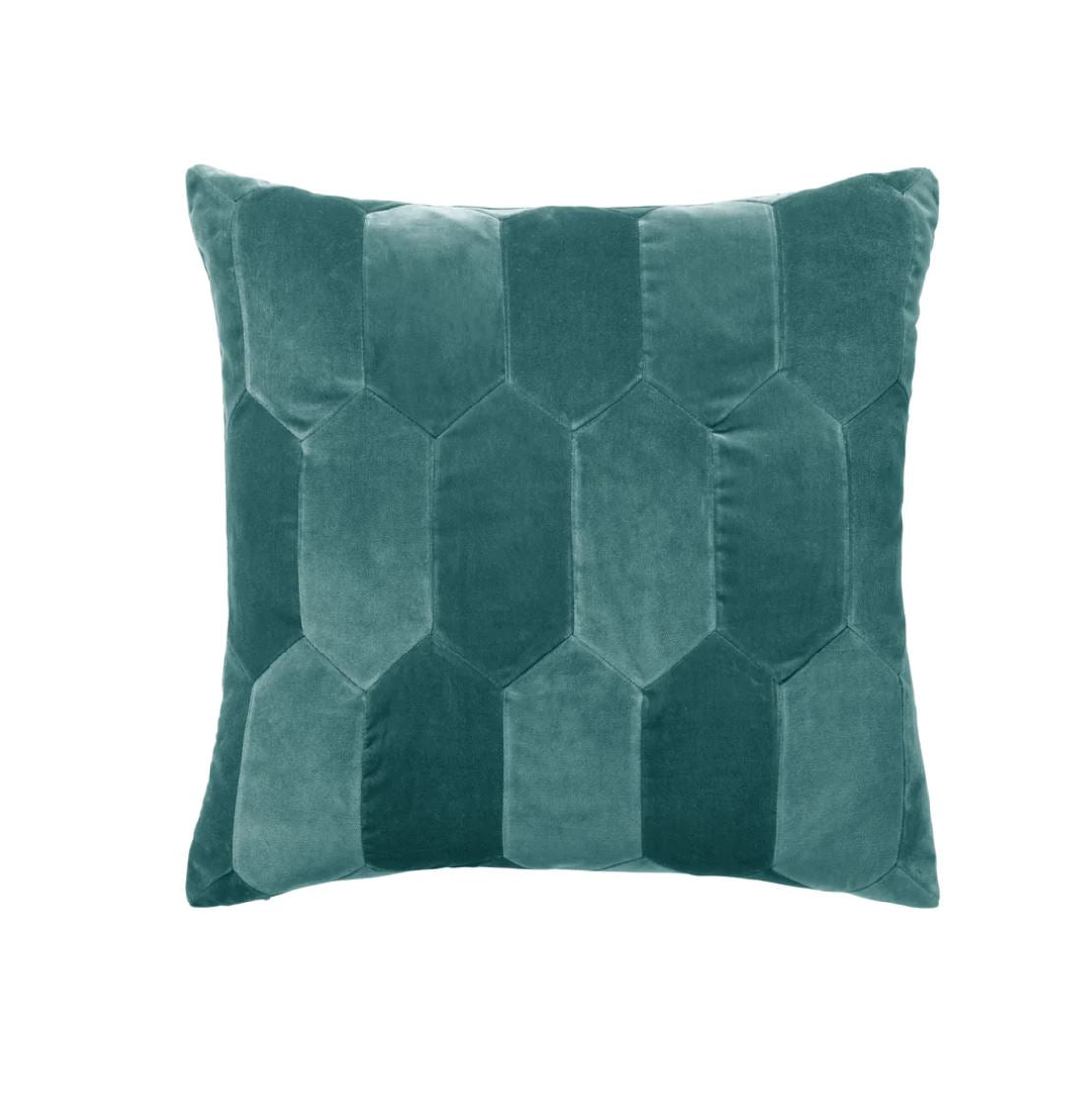 Camille 55x55 cm velvet cushion-pale blue