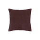 Camille 55x55 cm velvet cushion-prune