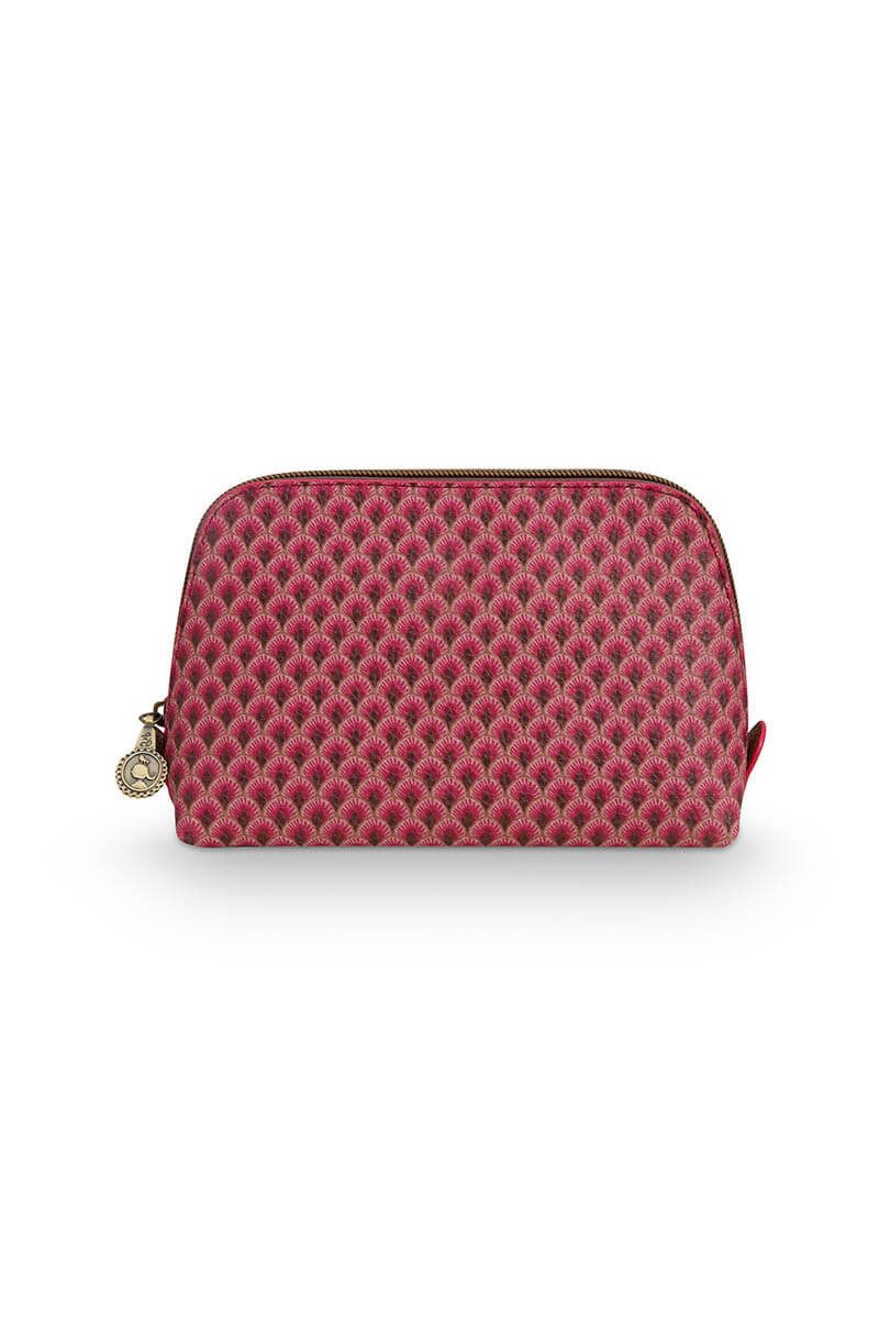 Cosmetic Bag Triangle Small Suki Pink