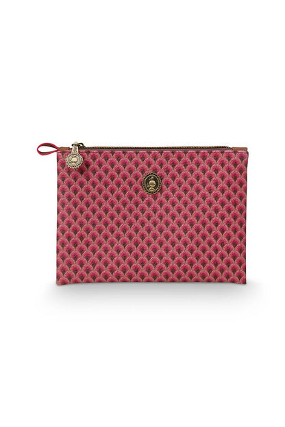 COSMETIC POUCH-SMALL KYOTO FESTIVAL SUKI-DARK PINK