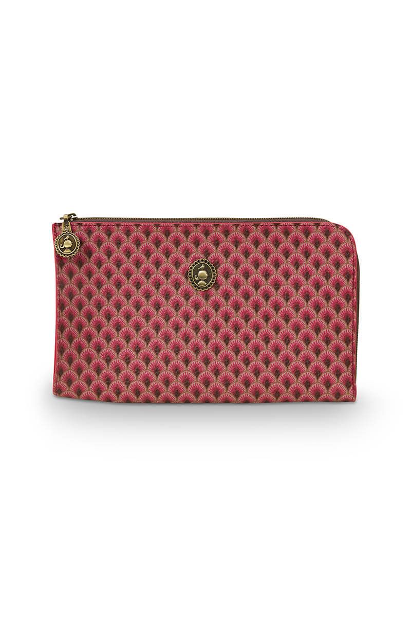 Cosmetic Zipper Pouch Suki Pink
