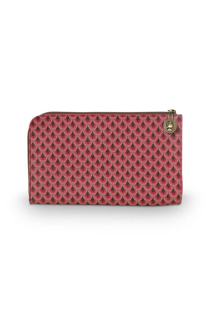 Cosmetic Zipper Pouch Suki Pink