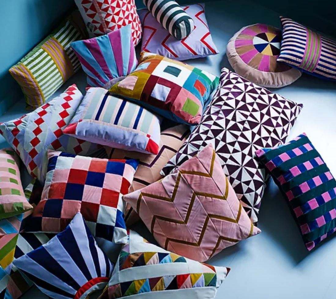 CUSHION-SYLVIA 40X60 VELVET CUSHION-MULTI