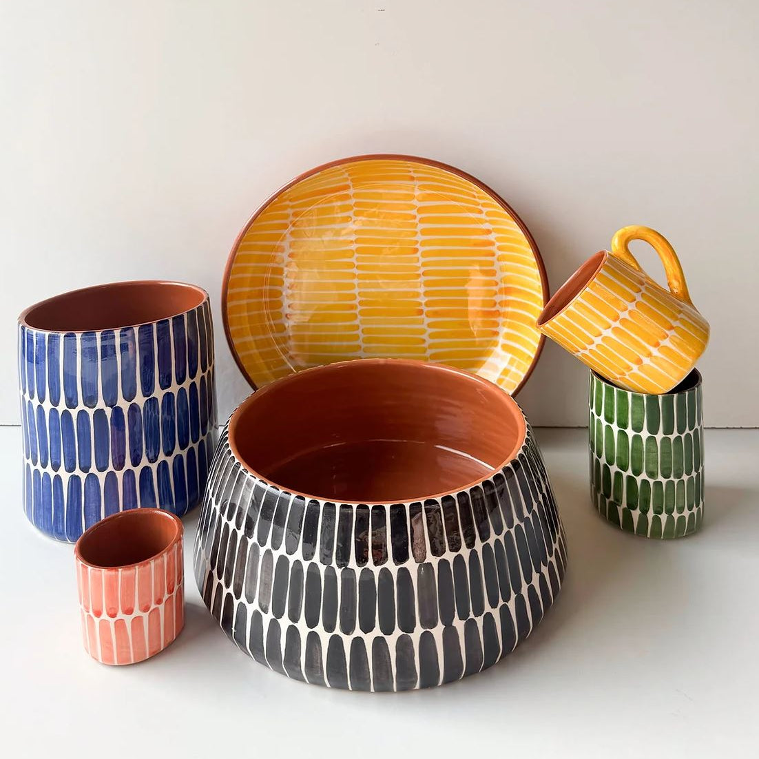 BOWL-DASH LARGE TAPERED BOWL-TEAL