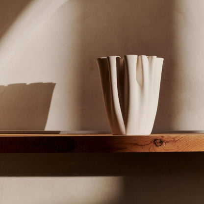 VASE-DEDALI VASE H18-MEDIUM-OFF WHITE