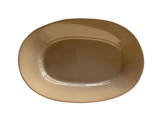 TAVOLOZZA-PLATTER-MEDIUM OVAL 40X28 CM-CAPPUCCINO