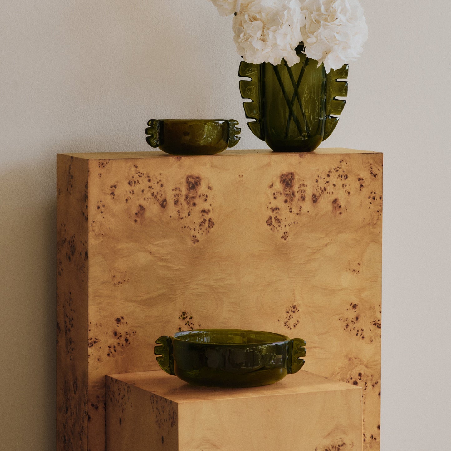 BOWL-ALAS LARGE BOWL-MOSS GREEN