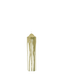 CANDLE-DRYP PILLAR CANDLE H20-OLIVE GREEN