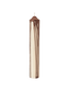 CANDLE-DRYP PILLAR CANDLE H30-DARK CHOCOLATE