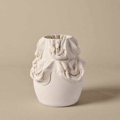 VASE-DRISCA H23-OFF-WHITE