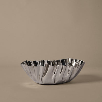 BOWL-TYDRA BOWL H10-LARGE-MIRROR POLISHED ST.STEEL
