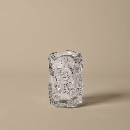 VASE-VIRELLE H18-SMALL-CLEAR