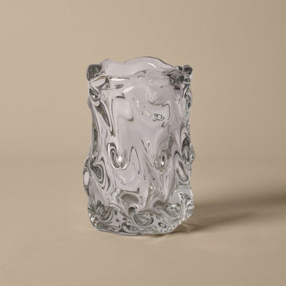 VASE-VIRELLE H24-LARGE-CLEAR