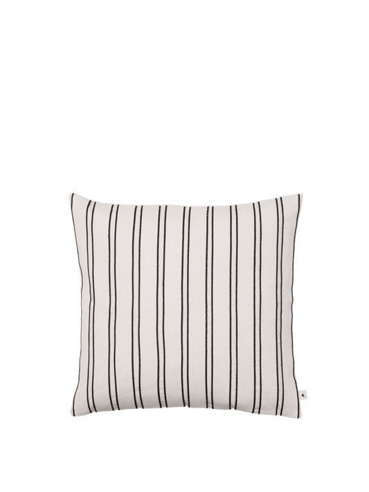 CUSHION-TWILL SQUARE-OFF WHITE/BLACK