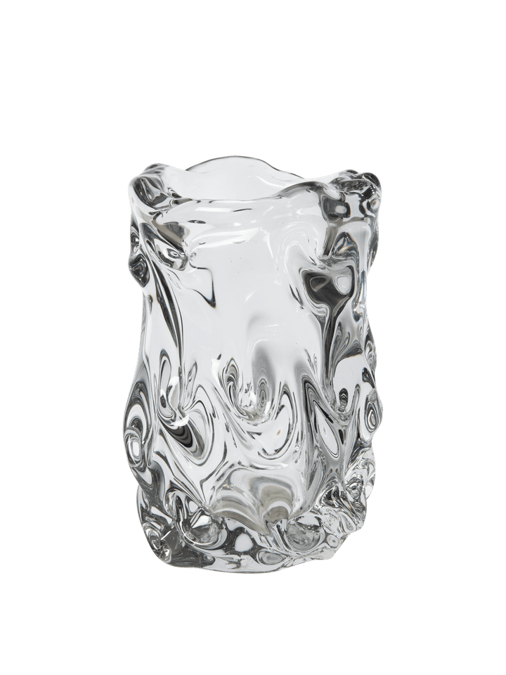 VASE-VIRELLE H24-LARGE-CLEAR
