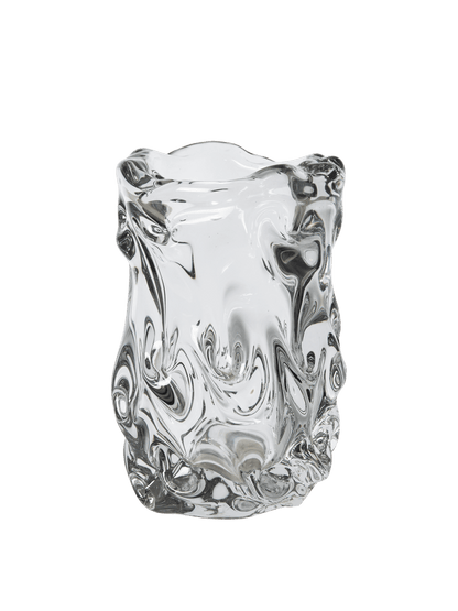 VASE-VIRELLE H24-LARGE-CLEAR