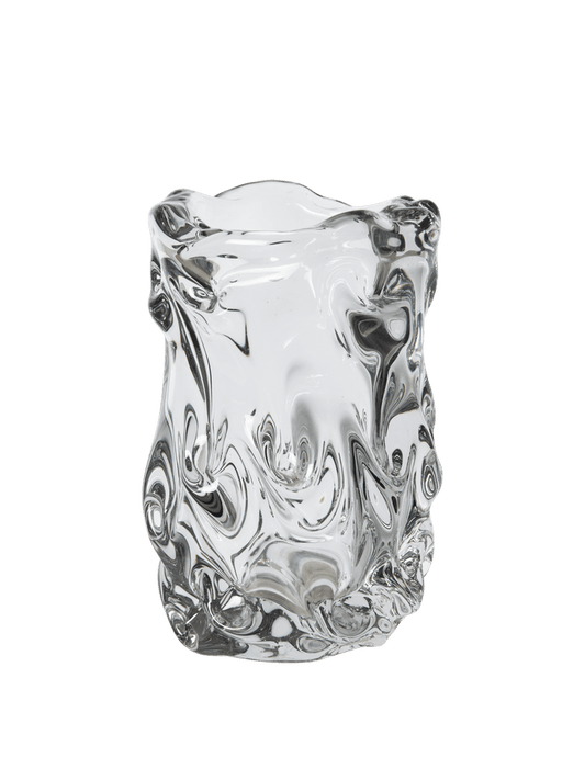 VASE-VIRELLE H24-LARGE-CLEAR