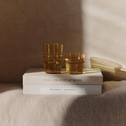 GLASSES-BOYA TALL-YELLOW-SET OF 2