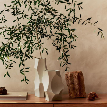 VASE-CUEVA VASE H26-OFF WHITE