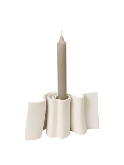 CANDLE HOLDER-DEDALI OFF-WHITE