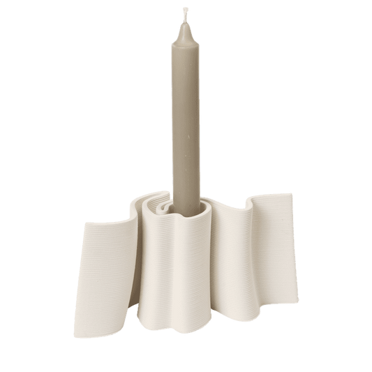 CANDLE HOLDER-DEDALI OFF-WHITE