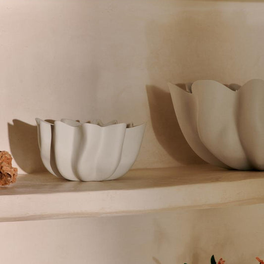 BOWL-NIUM BOWL LARGE-DIAM.36 CM-OFF WHITE