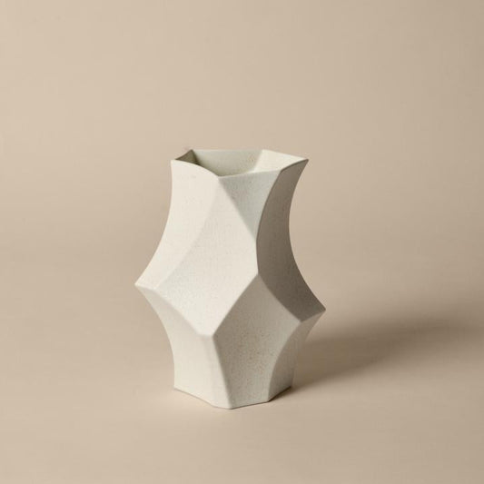 VASE-CUEVA VASE H26-OFF WHITE