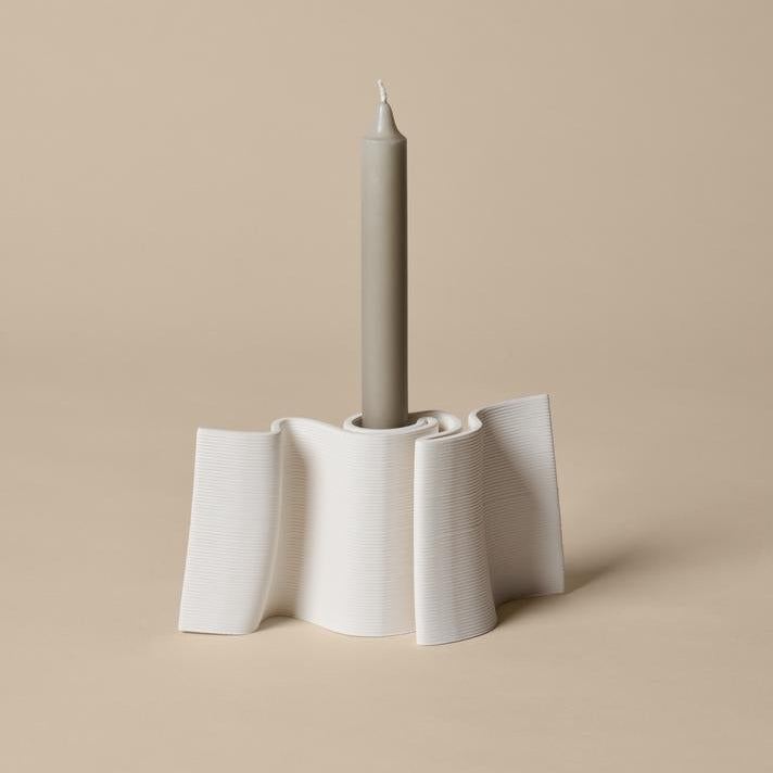 CANDLE HOLDER-DEDALI OFF-WHITE