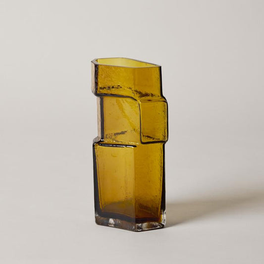 VASE-MURO VASE H23-SMALL-AMBER