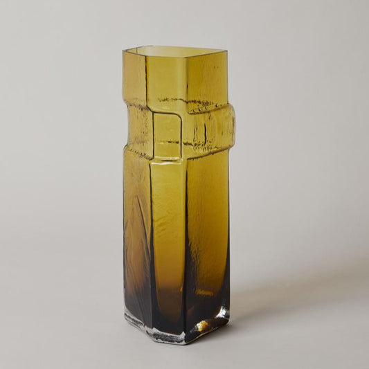 VASE-MURO VASE H38-LARGE-AMBER