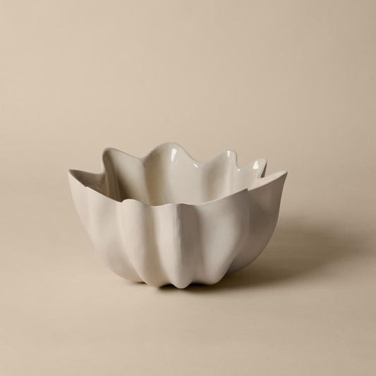 BOWL-NIUM BOWL LARGE-DIAM.36 CM-OFF WHITE