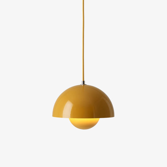 PENDANT-FLOWERPOT VP1-MUSTARD