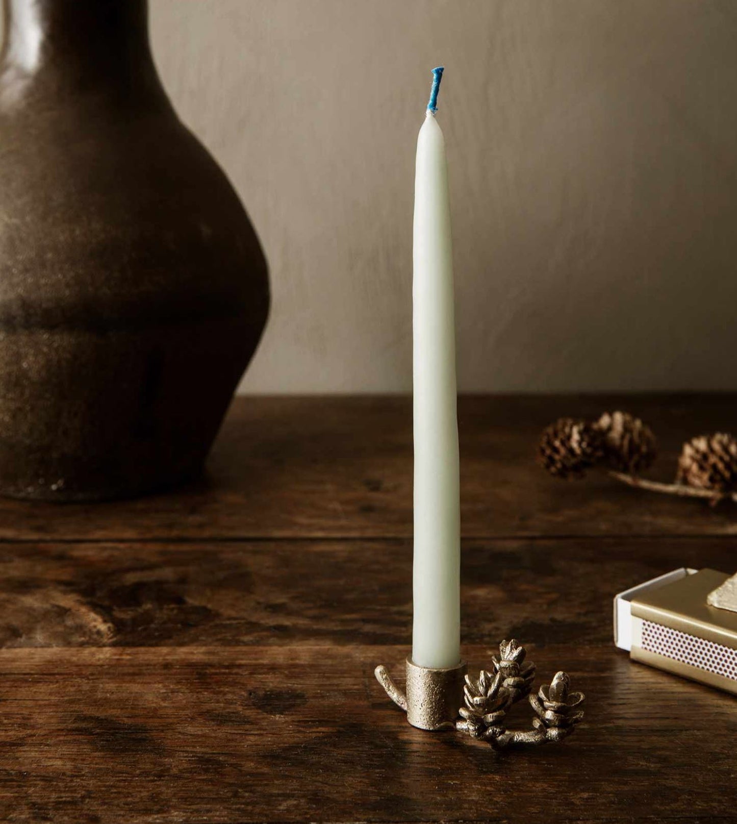 Forest Candle Holder-Brass