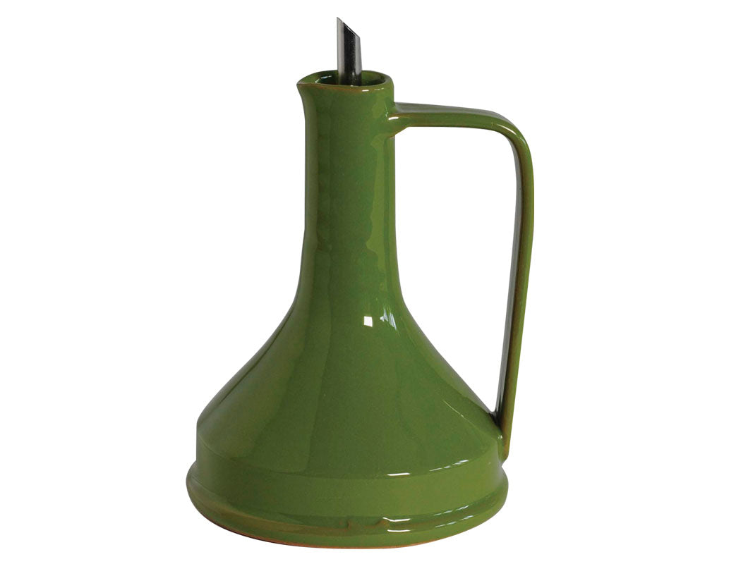 Cuoco  Large oil cruet-Basilico green