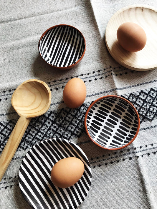 Stripe Mini Bowl - Black